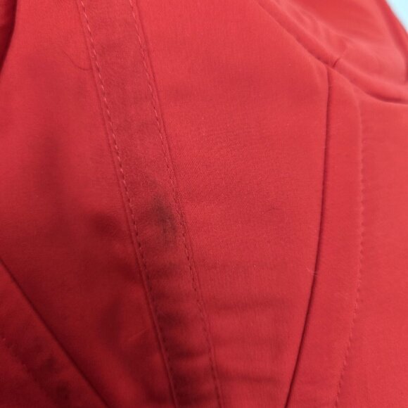 ERIN Fetherston Red Corset Bodice Chiffon Skirt Removable Straps Size 8 - Picture 10 of 10